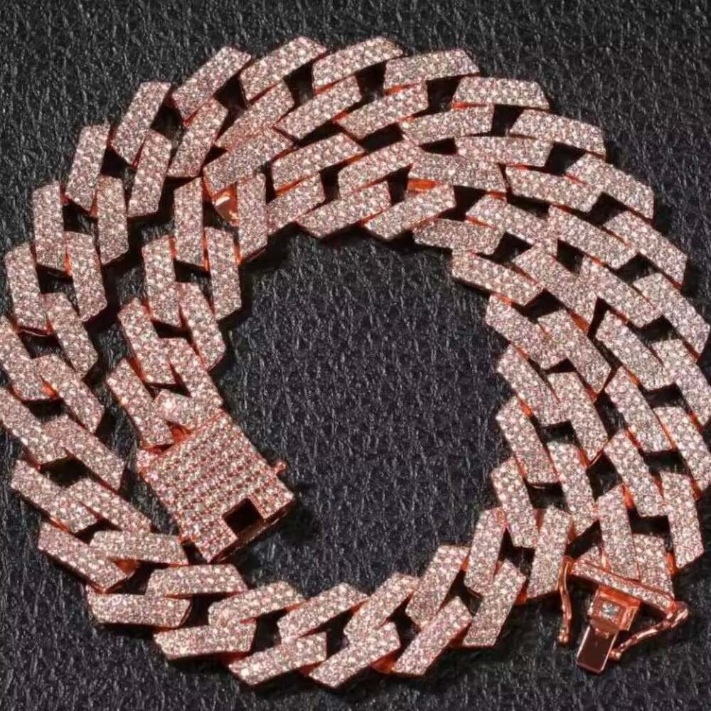 Rose Gold Diamond Cuban Link 3 Cca - Picture 2 of 5